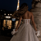 Shiny A Line Sweetheart Neck Corset Sequin Prom Dress Evening Dress SH2218