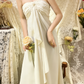 Gentle Blue A Line One Shoulder Ruffle Chiffon Long Prom Dresses SH4631