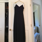 Navy Blue Mermaid Spaghetti Straps Evening Gown Prom Dress SH1381