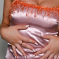 Cute Sheath Spaghetti Strap Beaded Satin Short Homecoming Dress Birthday Dress SH2322
