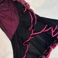 Vintage Mermaid Spaghetti Strap Ruffle Chiffon Prom Dress Evening Dress SH2068