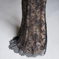 Glamorous Sheath Spaghetti Strap Beaded Black Ombre Tulle Prom Dress Evening Dress SH7715