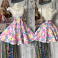 Vintage Ball Gown Floral Skirt White Lace Short Cocktail Homecoming Dresses Ideas Hoco Outfits SH6417