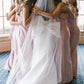 Pink One Shoulder Sheath Flower Sleeveless Satin Long Bridesmaid Dress SH6284