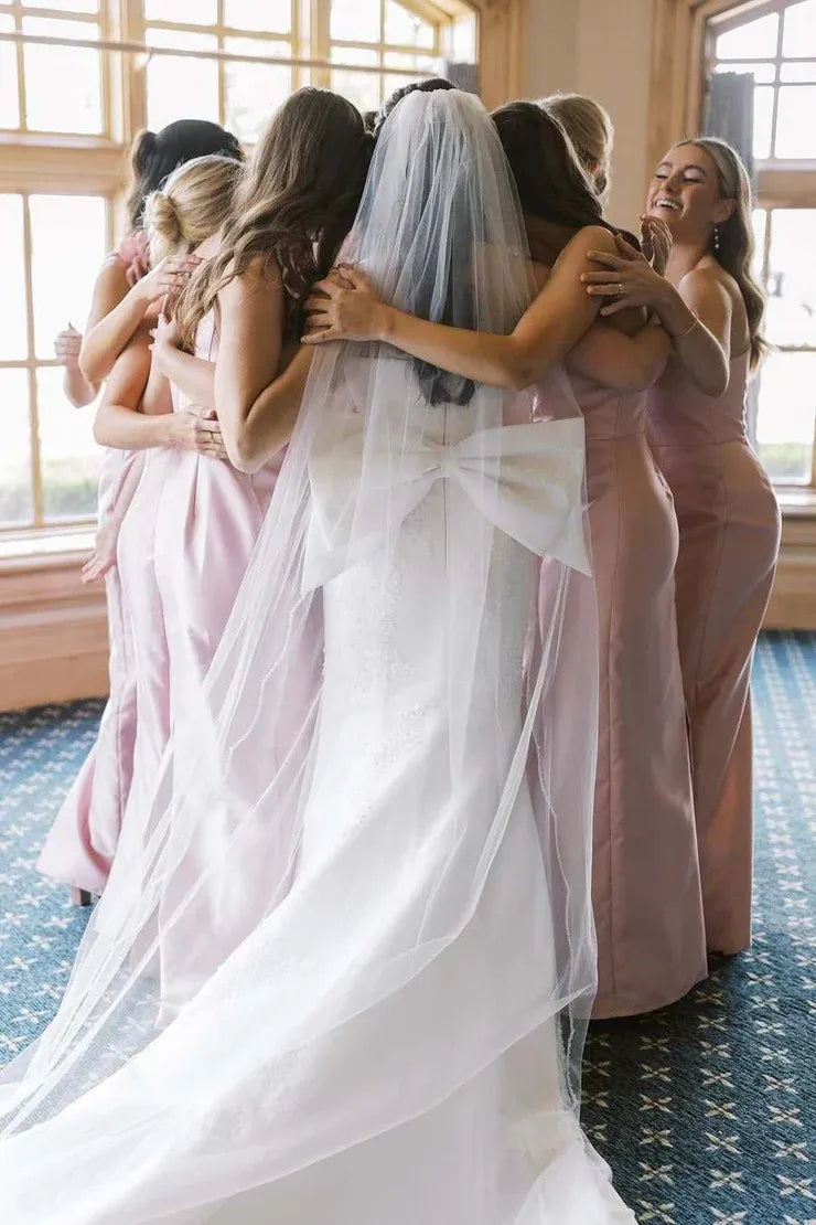 Pink One Shoulder Sheath Flower Sleeveless Satin Long Bridesmaid Dress SH6284
