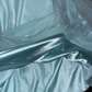 Blue Mermaid V Neck Beaded Chiffon Satin Long Prom Dress Party Dress SH3070