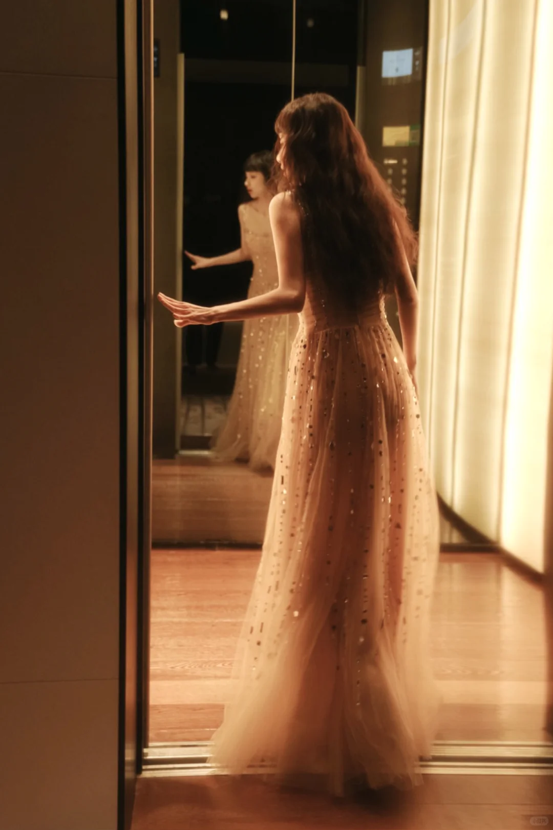 Shiny A Line Spaghetti Strap Multi-color Rhinestone Tulle Prom Dress Party Dress SH4740