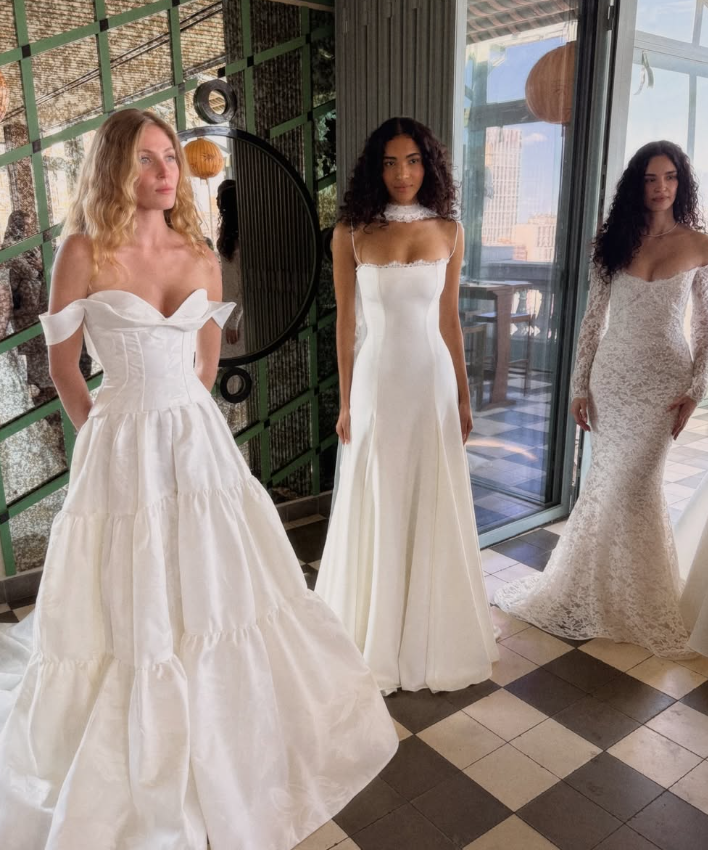 Simple Sweet Ball Gown Off the Shoulder White Long Wedding Dress SH5452