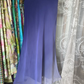Elegant Vintage Mermaid Straps Purple Ombre Chiffon Graduation Prom Dress SH5369