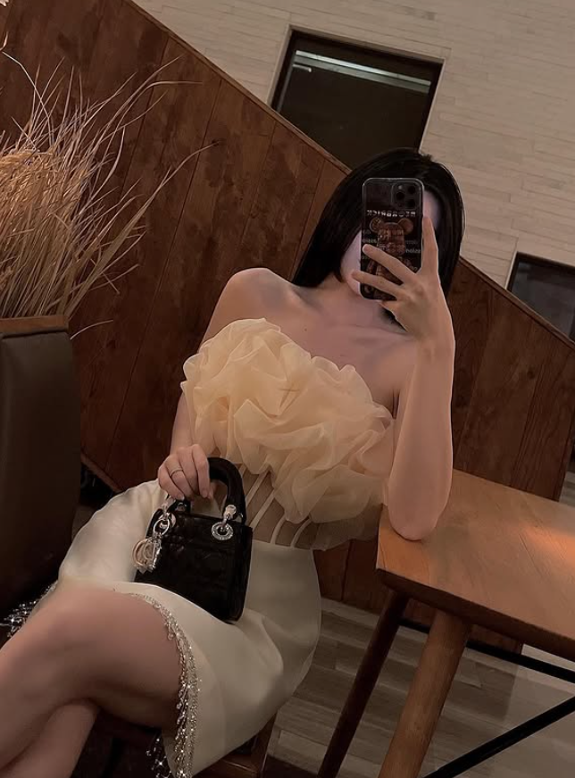 Unique A Line Strapless Corset Yellow Organza Satin Short Homecoming Dress Outfits SH6229