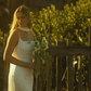 Simple Classic A Line Spaghetti Strap White Satin Long Wedding Dress SH5186