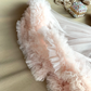 Light Pink A Line Strapless Bow Tulle Short Prom Dress Homecoming Dress SH5840