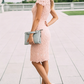 Gentle Pink Sheath Lace Knee Length Mother of the Bride Dress Outfits P01785