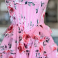 Pretty A Line Sweetheart Pink Corset Prom Dress with Appliques Ruffles SH7784