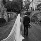 Simple Backless A Line Halter White Satin Long Wedding Dress SH8259