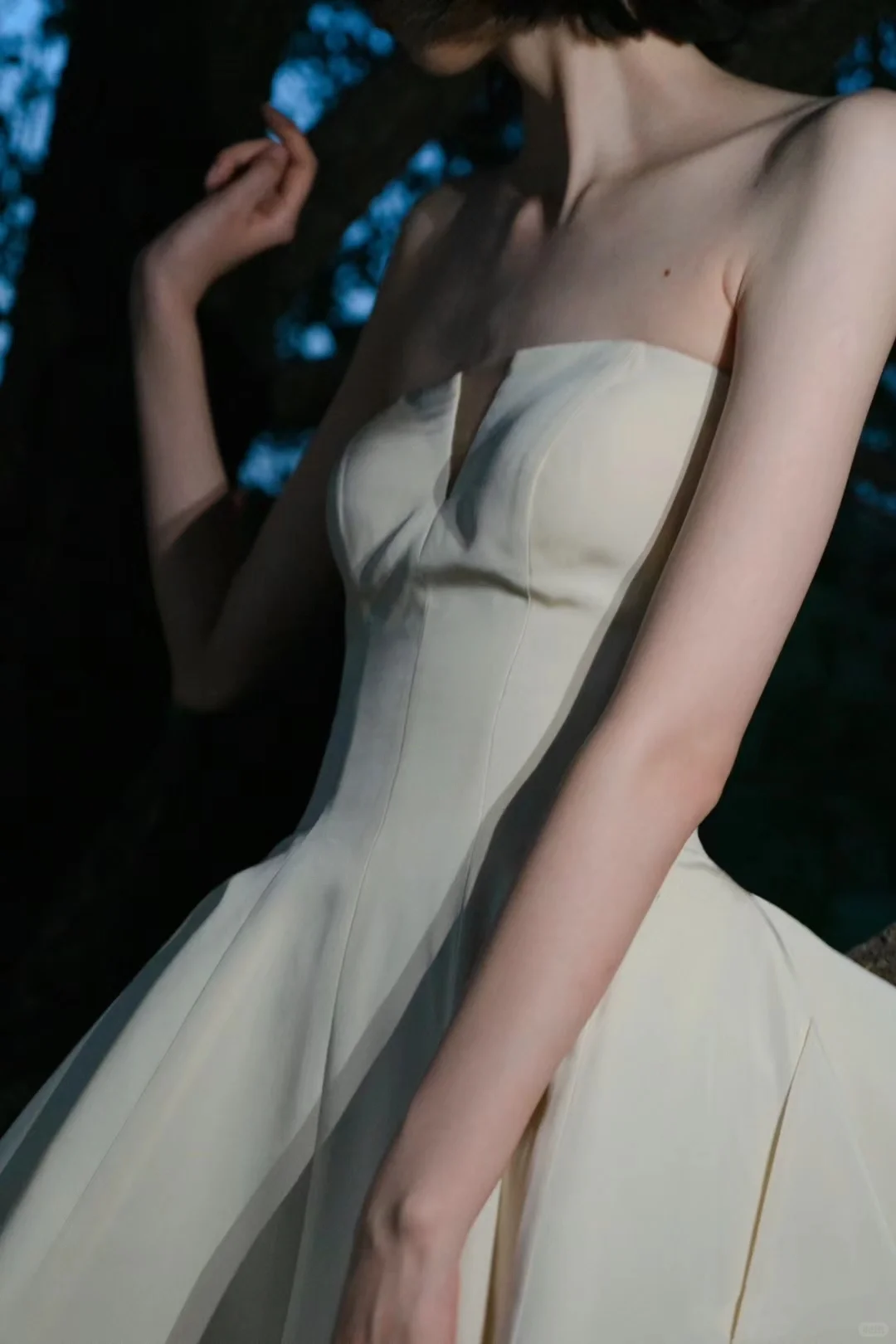 Vintage Simple Ball Gown Sweetheart Neck White Satin Wedding Dress SH5000