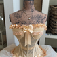 Lolita Ball Gown Strapless Lace Tulle Short Homecoming Dress with Bow SH2256