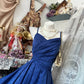 Vintage Ball Gown Spaghetti Strap Royal Blue Lace Short Cocktail Homecoming Dresses Ideas Hoco Outfits SH6418