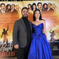 Royal Blue A Line Strapless Simple Satin Long Prom Dress Evening Dress SH7728