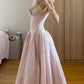 Gentle A Line Sweetheart Neck Corset Purple Satin Tulle Party Dress Wedding Guest Dress SH2932
