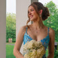 Charming Blue Mermaid Straps Sequin Tulle Prom Dress Evening Dress SH7205