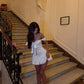 Cute Ivory A Line Off the Shoulder Satin Short Prom Dress Homecoming Dress SH7218