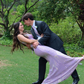 Chic Purple Backless Mermaid Prom Dress Long Evening Dress SH1085