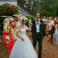 Classic Ball Gown Off the Shoulder White Satin Tulle Long Wedding Dress SH7443