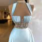 Vintage Sage Green Prom Dress Long Prom Dresses SH344