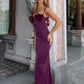 Sexy Sheath Spaghetti Straps Dark Green Satin Prom Dress Evening Dress SH5759