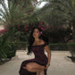 Unique Sheath Off the Shoulder Satin Long Prom Dress Evening Dress with Slit SH2625