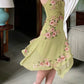 Green A Line Spaghetti Strap Exquisite Beaded Chiffon Prom Dress Wedding Guest Dress SH4489