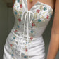 Exquisite Beaded Mermaid Strapless White Satin Prom Dress Party Dress SH4071