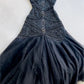 Vintage Gorgeous A Line StraP Beaded Ivory Chiffon Prom Dress Evening Dress SH2307