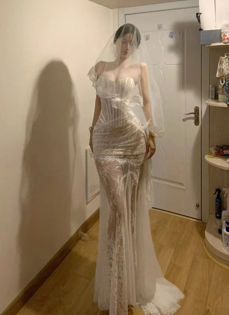 Elegant Prom Dress Sweetheart Pleated Wedding Dress Gala Gown Evening Dresses SH8983