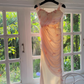 Light Pink Mermaid Off the Shoulder Butterfly Tulle Long Prom Dress Party Dress SH4037