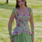 Glamorous A Line Straps Beaded Sequin Ruffle Chiffon Prom Dress Evening Dress SH6331