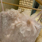 Light Pink A Line Floral Lace Tulle Short Prom Dress Homecoming Dress SH7183