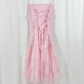 Pink Layered Tulle Pleated Short Homecoming Dress Birthday Dress Outfits SH3539