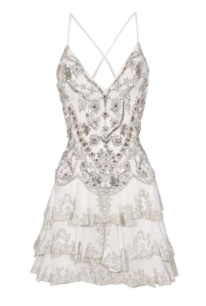 Vintage A line Spaghetti Straps Light Mint Green Chiffon Formal 8th Grade Homecoming Dress SH3386