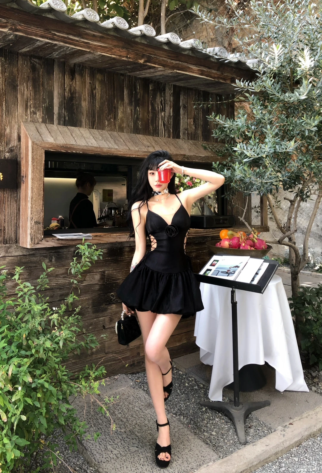 Sexy Black A Line Spaghetti Strap Satin Short Homecoming Dress Outfits SH5833
