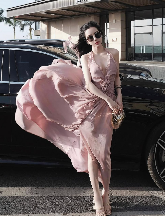 Simple White A Line V Neck Chiffon Open Back Long Prom Dress Date Dress SH4677