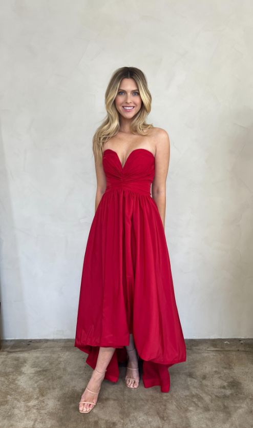 Cute A Line Sweetheart Neck Satin Long Prom Dress SH8481