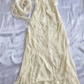 Sexy Sheath Straps Chiffon Ivory Long Prom Dresses SH1189