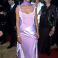 Lilac Satin Long Prom Dress Charming Evening Dress SH1212