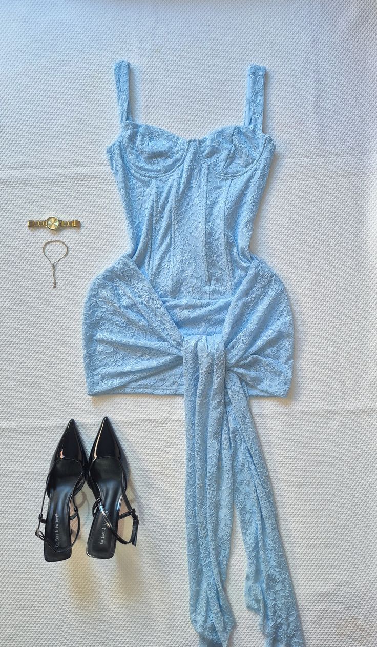 Sexy Blue Sheath Straps Lace Short Prom Dress Homecoming Dress SH7995