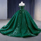 Luxury Ball Gown Off-the-shoulder Rhinestone Sequins Tulle Quinceanera Dresses SH1684