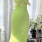 The Wizard of Oz Sheath Spaghetti Strap Ruffle Chiffon Homecoming Dress SH3209