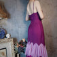 Vintage Mermaid Spaghetti Strap Purple Chiffon Short Homecoming Dress Party Dress SH2692