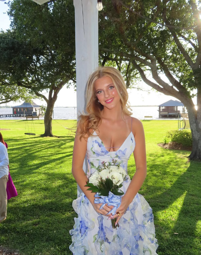Classic Blue Floral Prom Dresses Long Evening Gown SH962 shinydress Classic Blue Floral Prom Dresses Long Evening Gown SH962 shinydress